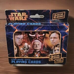 Star Wars Playing Cards Tins Saga Cartamundi Prequel‎ Classic Gift Collectible